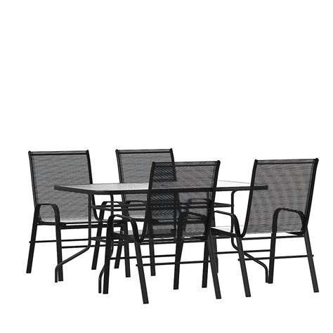 Alamont Home Brazos Outdoor Rectangle Contemporary Piece Patio Set