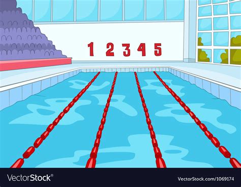 Olympic Swimming Pool Vector