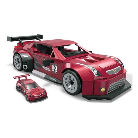 Hot Wheels Cadillac ATS V R 1 24 MEGA Construction Set 20cm Preorder