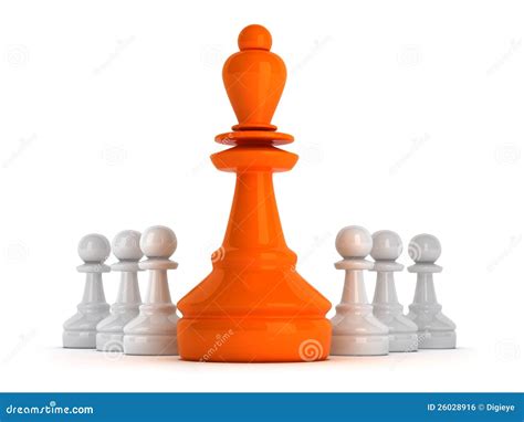 Leadership Symbol - Chess Figures Stock Illustration - Illustration of ...