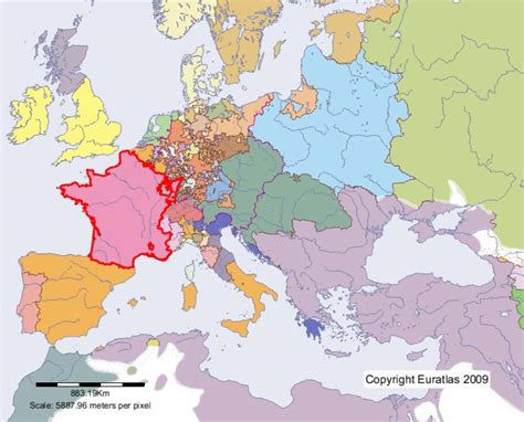 Euratlas Periodis Web Map Of France In Year 1700