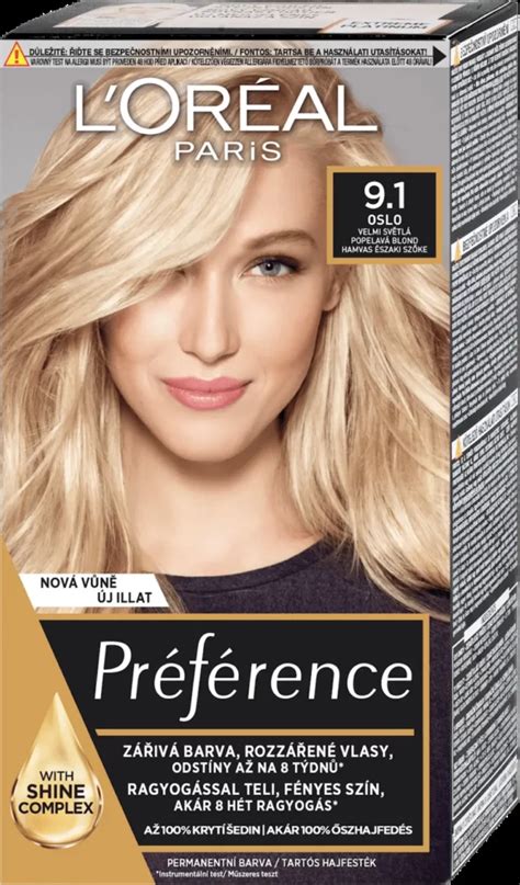 Loreal Paris Préférence 9 1 Oslo Ash Nordic Blonde Permanent Hair Color