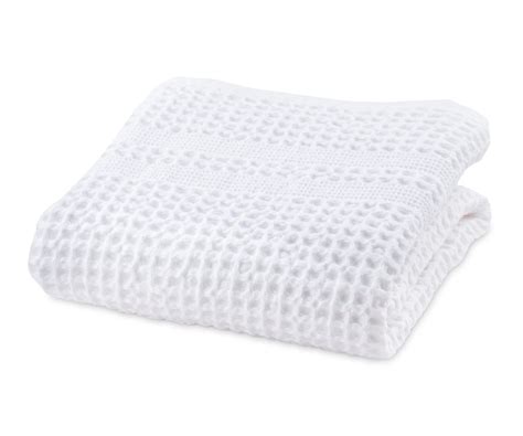 white waffle blanket  cotton blanket soft breathable throw