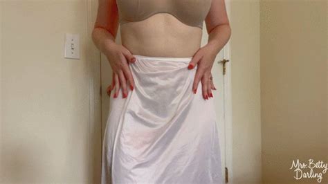 Sfw Betty S Boudoir White Slip Nude Panties Mrs Betty Darling Clips Sale