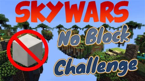 No Block Challenge Skywars Hypixel Youtube