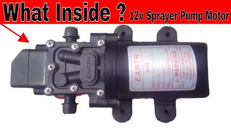 Agricultural 12v Dc Sprayer Pump Motor How To Open Youtube