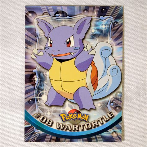 08 Wartortle 1999 Topps Pokemon TV Animation Series 1 NM Scoopy S