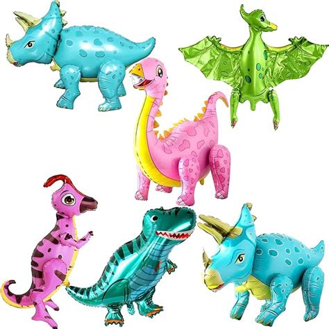 Amazon Katchon Large Dinosaur Balloons For Birthday Party Blue