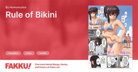 Rule Of Bikini Hentai By Homunculus Bun Fakku