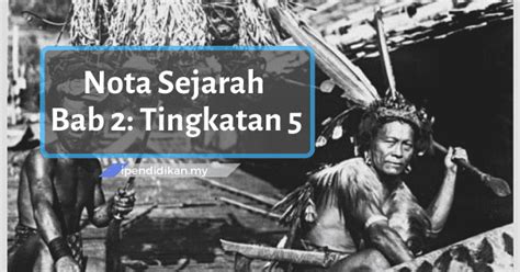 Nota Ringkas Sejarah Tingkatan 5 Bab 4 Sistem Persekutuan Nota