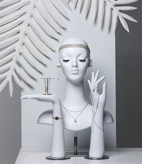 Mannequin Holder Stand Mannequin Head Stand Bag Display Necklace Earring Display Jewelry