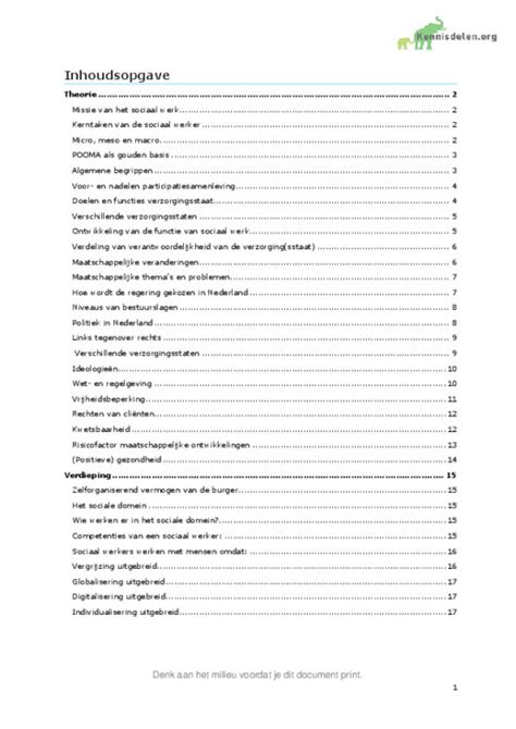 Samenvatting Context Sociaal Werk CSW Avans Social Work Jaar 1