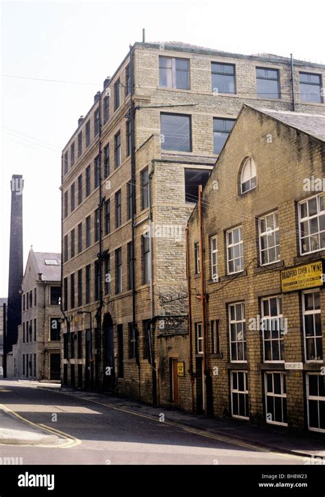 Bradford, Yorkshire, Little Germany, old industrial buildings ...