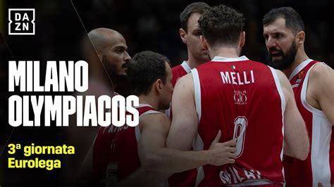 Pangos Leggendario Trascina L Olimpia Milano Olympiacos