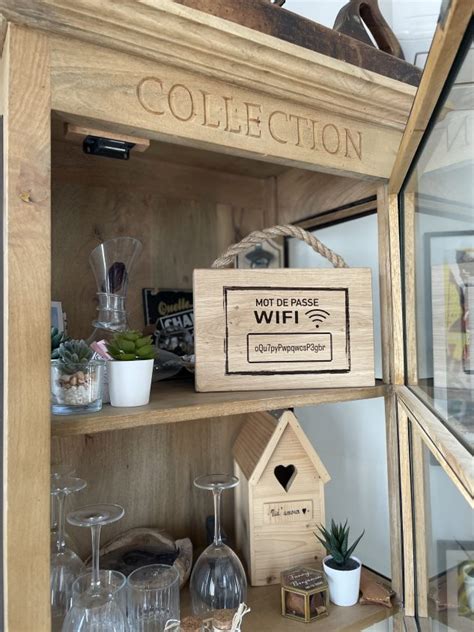 Panneau Wifi Cristobois Fr Panneau Wifi En Bois Personnalis Cadeau