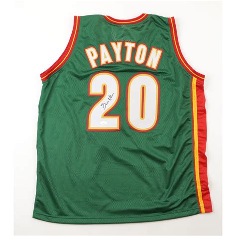 Gary Payton Signed Jersey JSA Pristine Auction