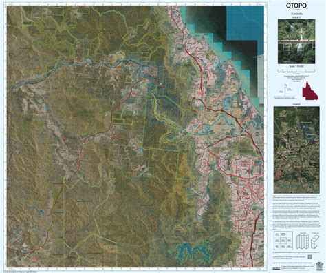 Kuranda 8064 3i Map By Department Of Resources Avenza Maps