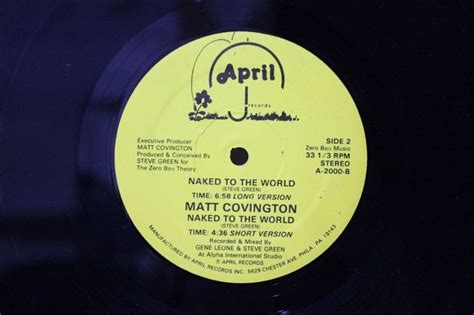 Matt Covington Naked To The World Inch Bluesoul Records