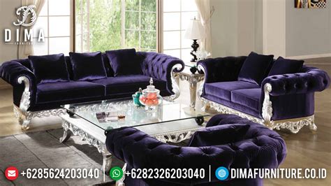 Set Sofa Tamu Terbaru Mewah Klasik Jepara Royal Luxury DF 1494 WA 62