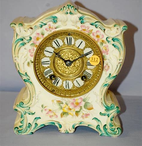 Antique Gilbert No 424 Porcelain Mantle Clock Price Guide