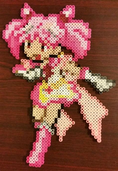 Sailor Chibi Moon Perler By Jrfromdallas On Deviantart Fuse Bead Patterns Perler Bead Patterns