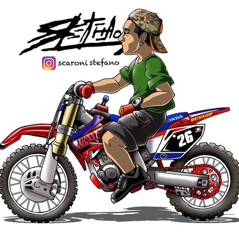 Pin De Martin Seijas Em Motos Desenhos De Motocross Desenho De Moto