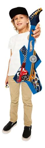 Guitarra de juguete Hot Wheels Blue para niños divertida MercadoLibre
