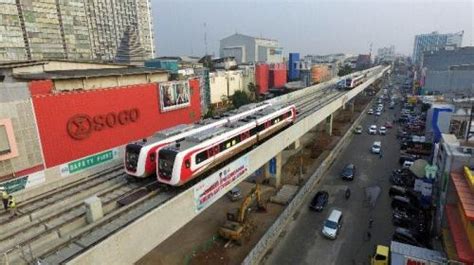 Groundbreaking LRT Jakarta Velodrome Manggarai Molor Ke Oktober 2023