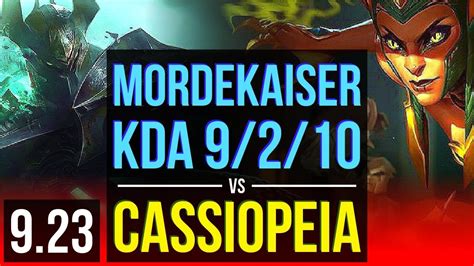 MORDEKAISER Vs CASSIOPEIA TOP 2 Early Solo Kills KDA 9 2 10