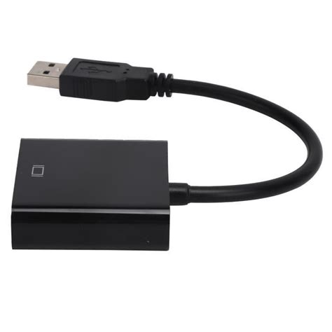 Qiilu C Ble Adaptateur Usb Vers Vga Convertisseur Usb Vers Vga