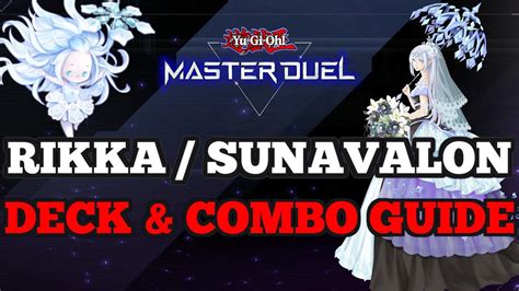 Rikka Sunavalon Deck Combo Guide Yu Gi Oh Master Duel Youtube