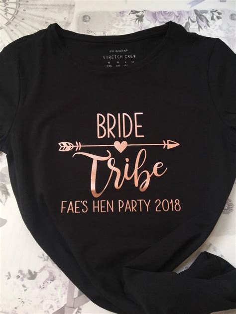 Personalised Hen Party T Shirt Transfer Wedding Decal Heat Transfer