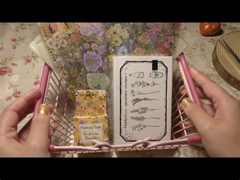 ASMR sub Globleland Unboxing Discount CodeㅣVintage Scrapbookㅣ4Kㅣ