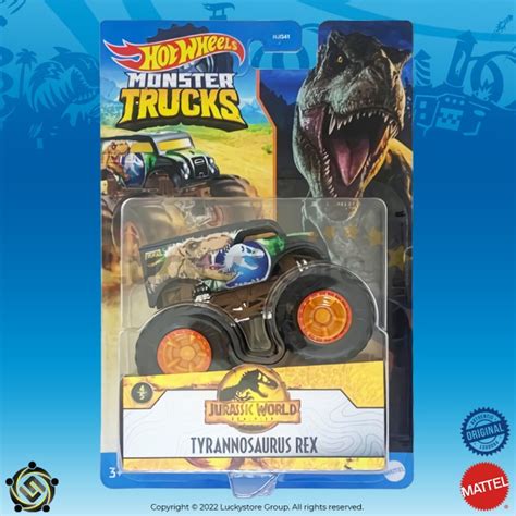 Hot Wheels Monster Trucks Jurassic World Tyrannosaurus Rex Shopee Malaysia