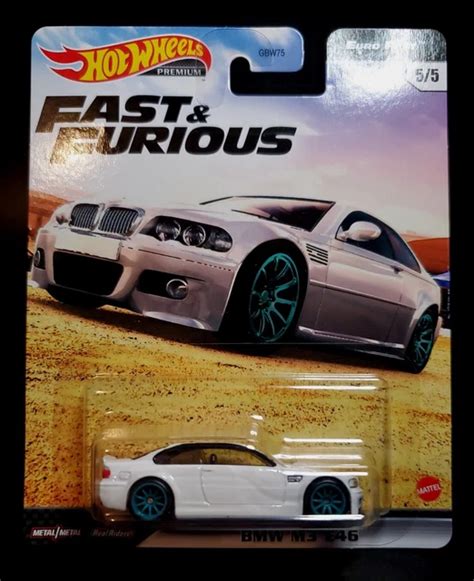 HOT WHEELS FAST And Furious BMW M3 E46 White Real Riders Premium 13 93 PicClick UK