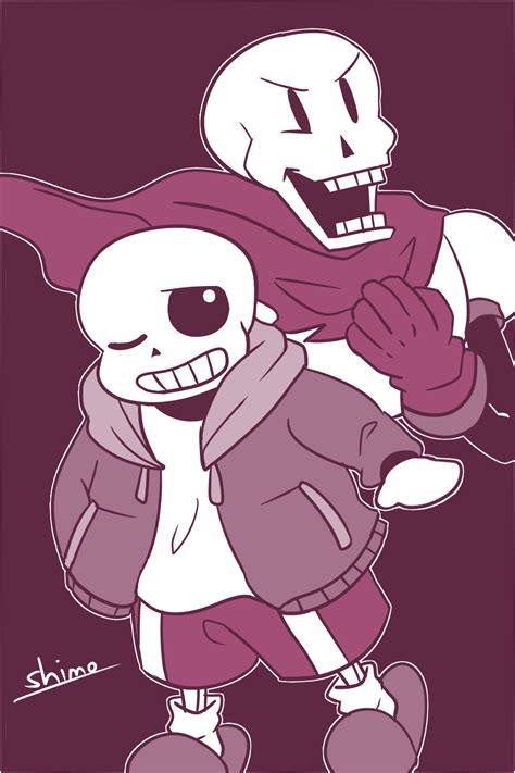 Sans Papyrus Undertale Papyrus Ut Undertale персонажи