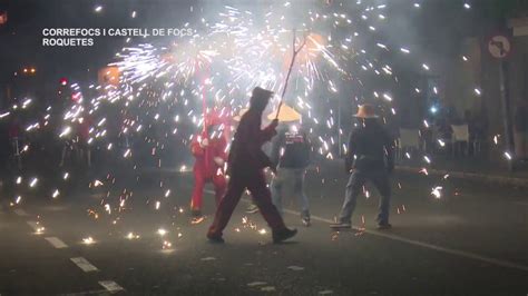 Festes Majors Roquetes 2018 XXX Correfoc Ciutat De Roquetes I Castells