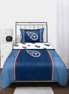 Amazon Nfl Tennessee Titans Bedding Set Twin Sports Fan Bed In