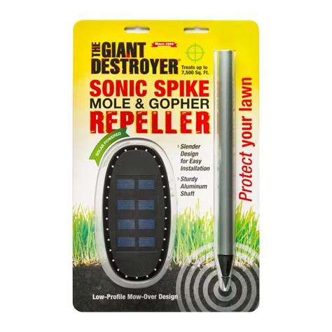 GIANT DESTROYER Sonic Spike Mole & Gopher Repeller - BlueBarn.Shop