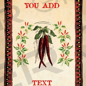 DIY Homemade Hot Sauce Label Editable Gift Tags Bottle Label Hot Sauce Labels Hot Sauce