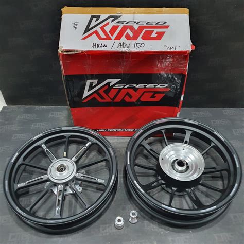 Jual Velg Velek King Speed Aluminium Cnc Honda Adv Hitam Shopee