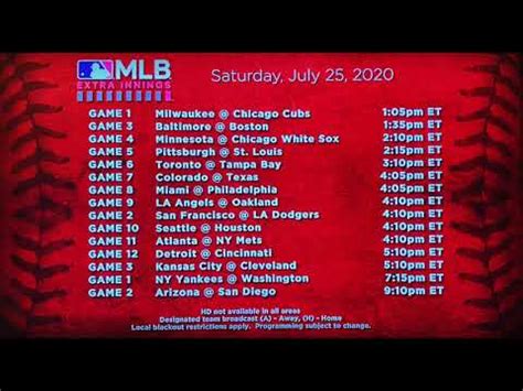 MLB Extra Innings New Music 2020 YouTube