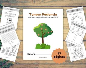 Cuaderno Para La Asamblea Regional 2023 Tengan Paciencia Etsy