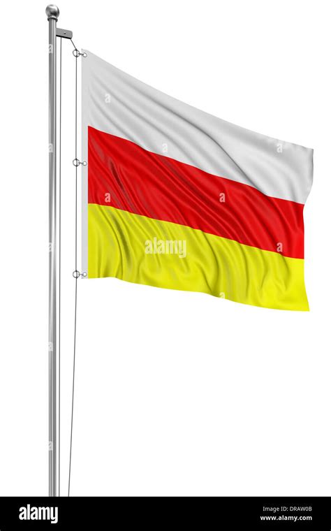 D Flag Of South Ossetia Stock Photo Alamy