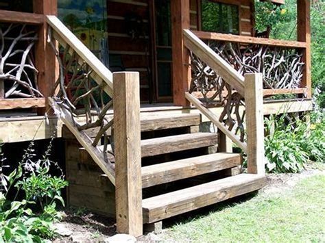 30 Wooden Diy Stairs Designs For Outdoor Outdoor Stair Railing