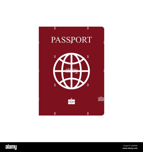 Passport Isolated On White Background Vector Illustration Stock Vector Image And Art Alamy