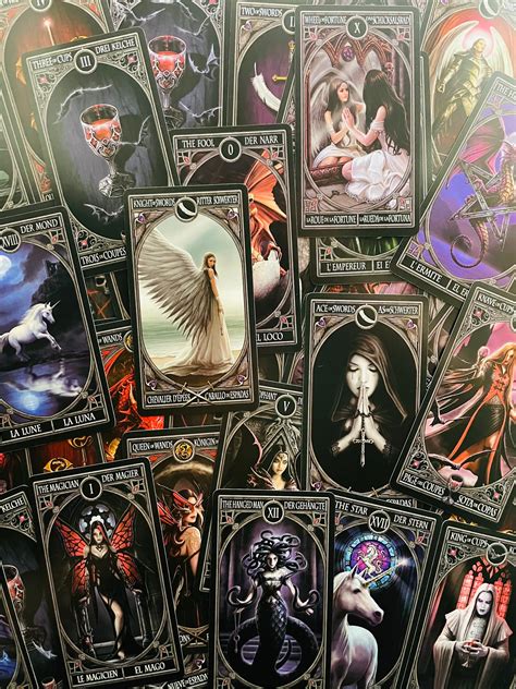 Anne Stokes Gothic Tarot 78 Cards Deck Tarot Deck 78 Etsy