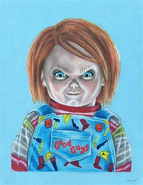 Chucky Portrait Print Etsy