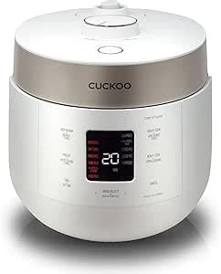 CUCKOO CRP ST1009F 10 Cup Uncooked Twin Pressure Rice Cooker Warmer