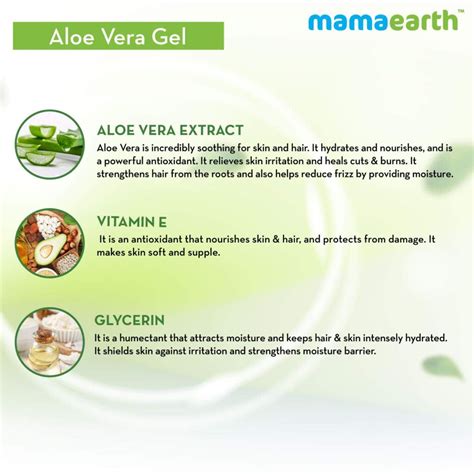 Mamaearth Aloe Vera Gel For Face With Pure Aloe Vera Vitamin E For